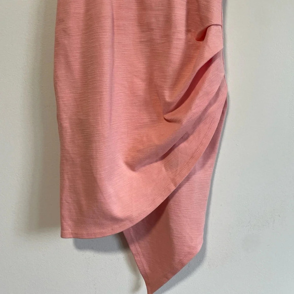 Windsor Off-Shoulder Pink Asymmetrical Bodycon Dress – Size Small - Picture 5 of 9